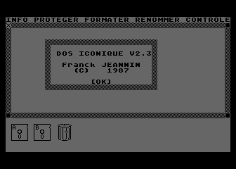 DOS Iconique atari screenshot