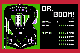 Dr. Boom! atari screenshot