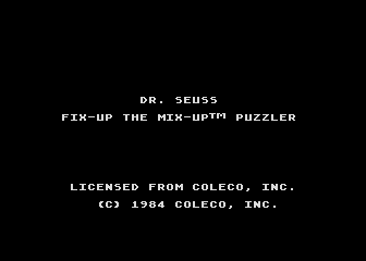 Dr. Seuss atari screenshot