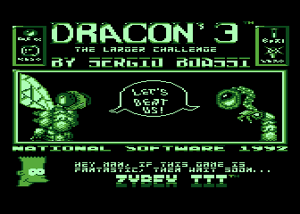 Draconus III atari screenshot