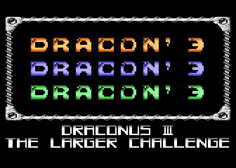 Draconus III atari screenshot