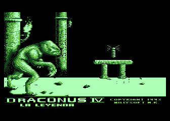 Draconus IV atari screenshot