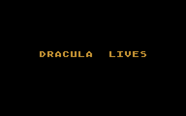 Dracula Lives atari screenshot