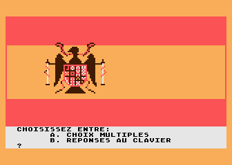 Drapeaux d'Europe atari screenshot