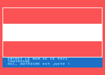 Drapeaux d'Europe atari screenshot