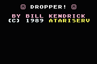 Dropper! atari screenshot