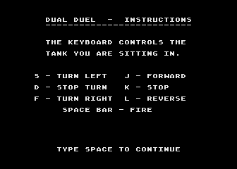 Dual Duel atari screenshot