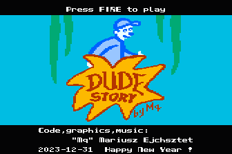 Dude Story atari screenshot