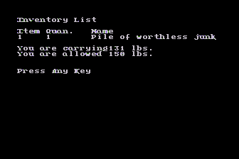 Dungeon atari screenshot