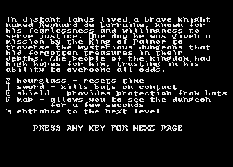 Dungeon Adventurer atari screenshot