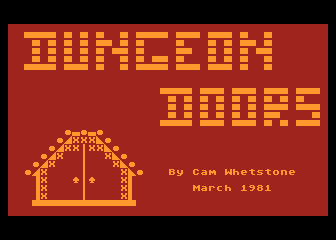 Dungeon Doors atari screenshot