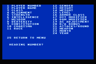 Dungeons and Dragons Housekeeping atari screenshot