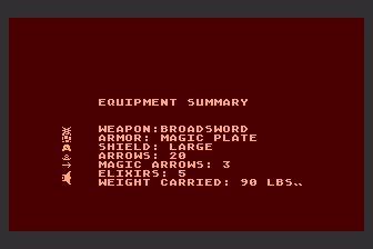 Dunjonquest - Morloc's Tower atari screenshot