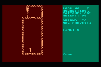 Dunjonquest - Morloc's Tower atari screenshot