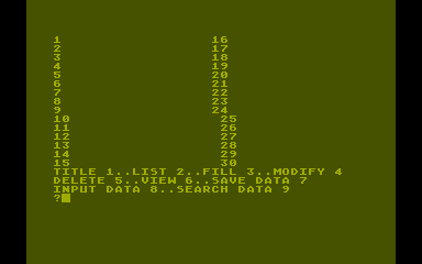 Dynacomp Public Domain PD # 22 atari screenshot