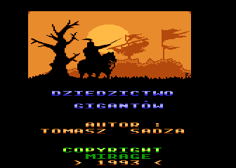 Dziedzictwo Gigantow atari screenshot