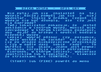 Dzika Wyspa atari screenshot