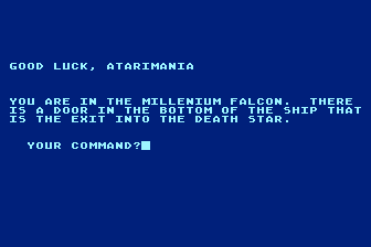 Eamon Adventure No. 6 - The Death Star atari screenshot