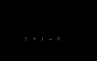 Early Addition atari screenshot