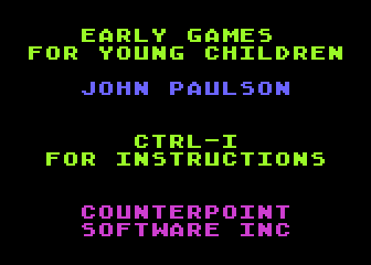 Early Games for Young Children — screenshot 1