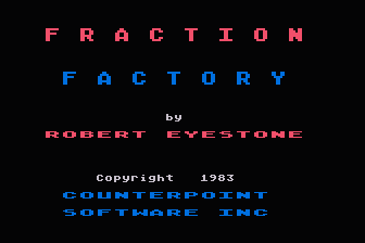 Early Games - Fraction Factory — screenshot 1