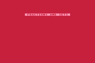 Early Games - Fraction Factory atari screenshot