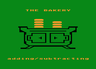 Early Games Piece of Cake atari screenshot