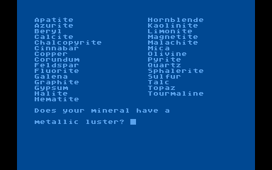 Earth Science atari screenshot