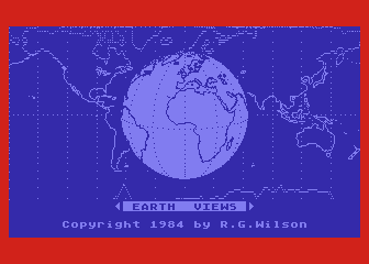 Earth Views atari screenshot