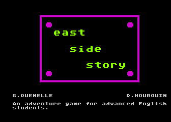 East Side Story atari screenshot