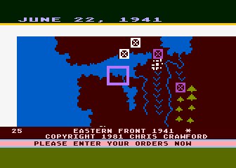 Eastern Front (1941) atari screenshot