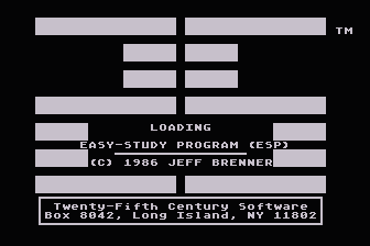 Easy-Study Program atari screenshot