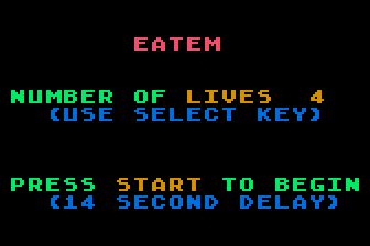 Eat'em Up atari screenshot
