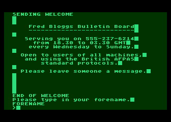 ECABBS V2.0 atari screenshot