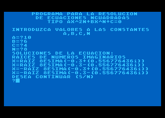 Ecuaciones Ncuadradas — screenshot 1