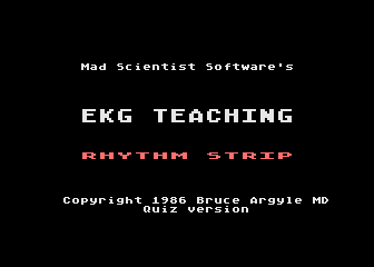 EKG Teaching atari screenshot
