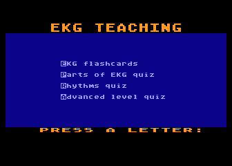 EKG Teaching atari screenshot