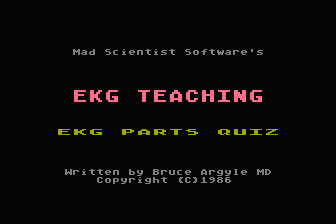 EKG Teaching atari screenshot