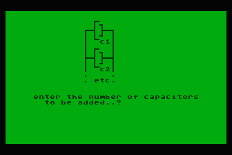 Electronic Calculator atari screenshot