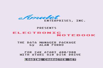 Electronic Notebook — screenshot 1