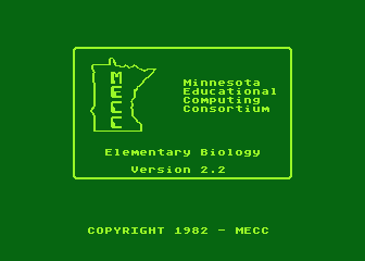 Elementary Biology atari screenshot