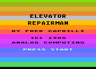 Elevator Repairman atari screenshot