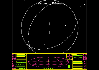 Elite atari screenshot