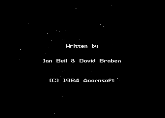 Elite atari screenshot