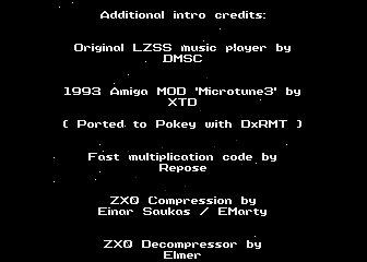 Elite atari screenshot