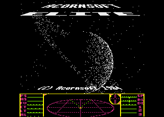 Elite atari screenshot