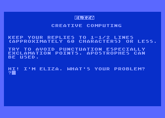 Eliza — screenshot 1
