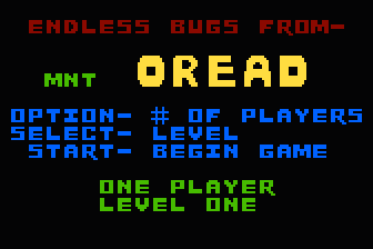 Endless Bugs from Mount Oread atari screenshot