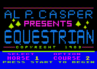 Equestrian atari screenshot