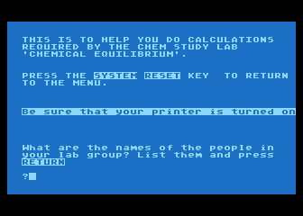 Equilibrium Lab — screenshot 1